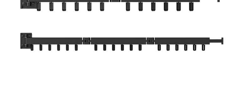 Wall-Mounted Foldable Aluminium Clothes Drying Rack — Ideal for Balcony, Bedroom & Kitchen