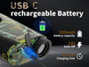 Camouflage Rechargeable Laser Rangefinder for Hunting, Golf and Outdoor – 5 Modes