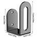 2‑Pack Pot Lid & Cutting Board Holder – Wall & Cabinet Mount