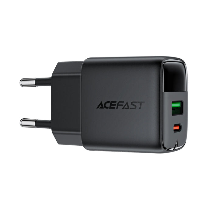 35W GaN USB-C + USB-A Fast Charger with LED Power Display (EU Plug)