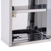 Lockable Wall-Mounted Medicine Cabinet — Safety Glass Door, Silver, 48cm