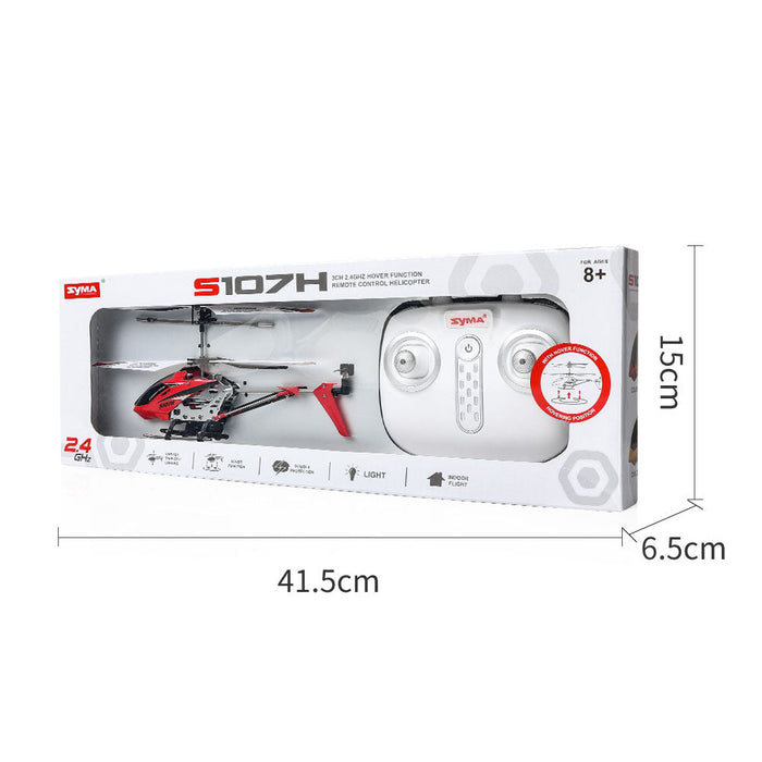 SYMA S107H - 2.4G 3.5CH Auto-hover Altitude Hold RC Helicopter with Gyro RTF - For Enthusiasts Seeking Stable & Easy-to-Control Flight Experience