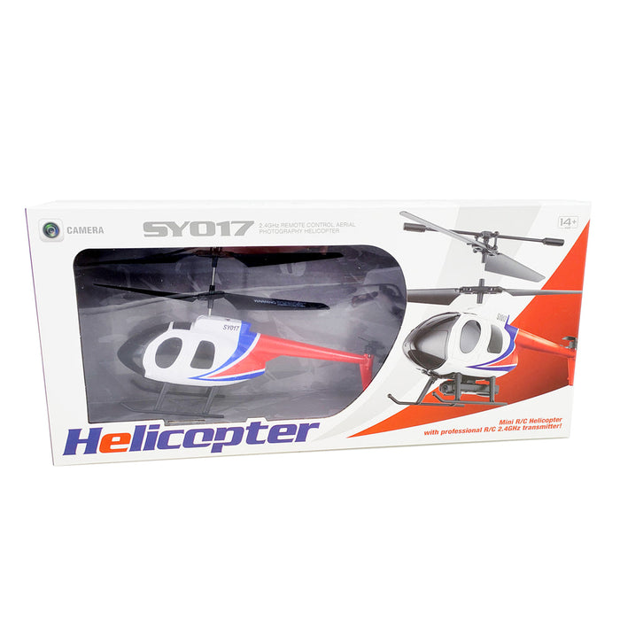 SY017 - 2.4G 3.5CH RC Helicopter with 720P Camera and Altitude Hold - Perfect for Beginners and Aerial Photography Enthusiasts