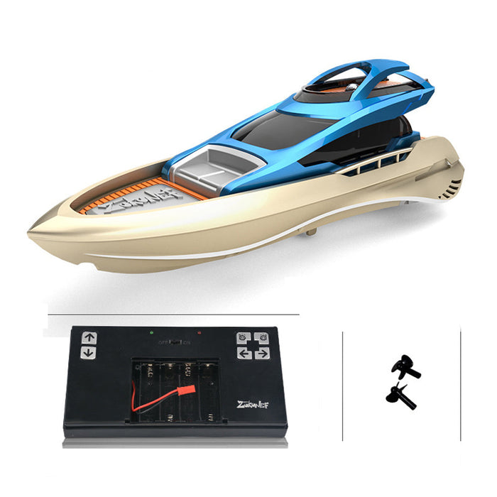 QT888-4 - 2.4Ghz High-Speed RC Racing Ship, 15km/h Water Speed Boat Toy - Perfect for Children and Model Enthusiasts