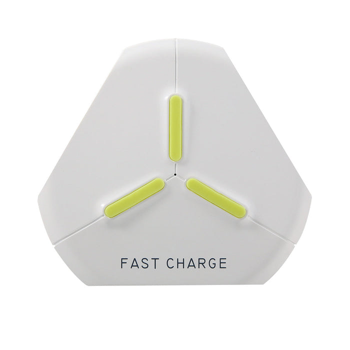 Q500 Wireless Charger Pad - Fast Qi Charging with LED Indicator - Compatible with Samsung S8, iPhone 8, iPhone X