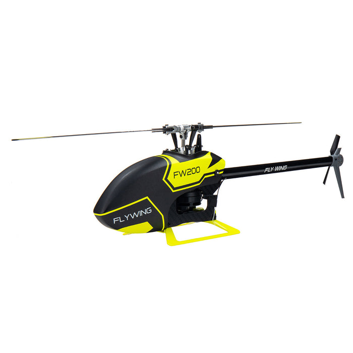 FLY WING FW200 - 6CH 3D Acrobatic GPS RC Helicopter with Altitude Hold & One-Key Return - BNF with H1 V2 Flight Control System for Easy App Adjustments