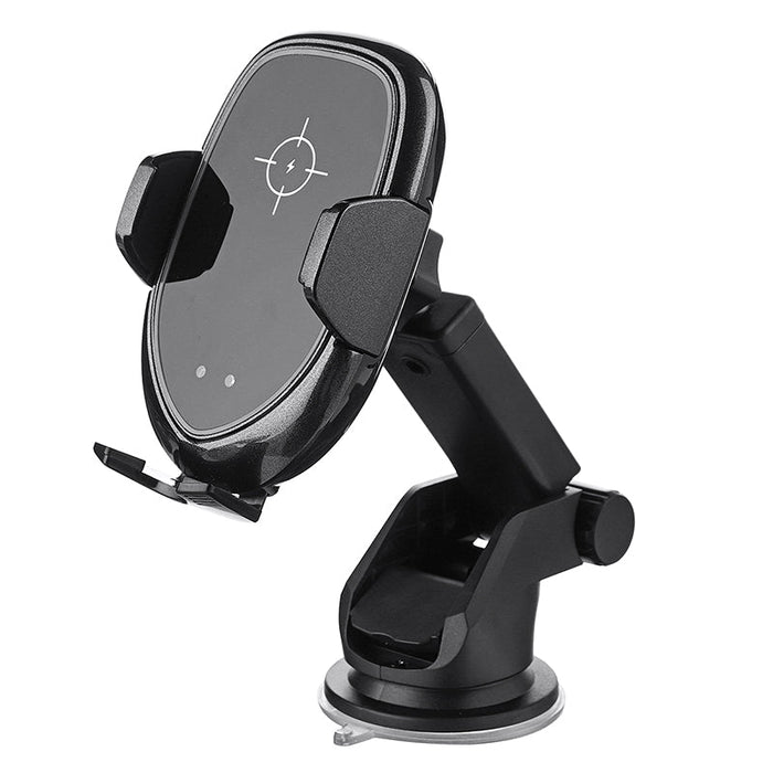 Universal - 10W 7.5W 5W Auto-Locking Qi Wireless Fast Charge Car Mount Holder for Samsung Mobile - Ideal for Seamless, Fast Charging On the Go