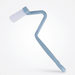 Curved S-Head Toilet Brush with Long Handle and Hanging Hook – 1/2/3 Pack