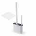 Silicone Soft‑Bristle Wall‑Mounted Toilet Brush with ABS Handle