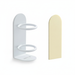 Adhesive Wall-Mounted Electric Toothbrush Holder — Steel, No-Drill