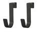 S-shaped Metal Over-Cabinet Door Hooks — Multi-purpose Kitchen & Bathroom Storage