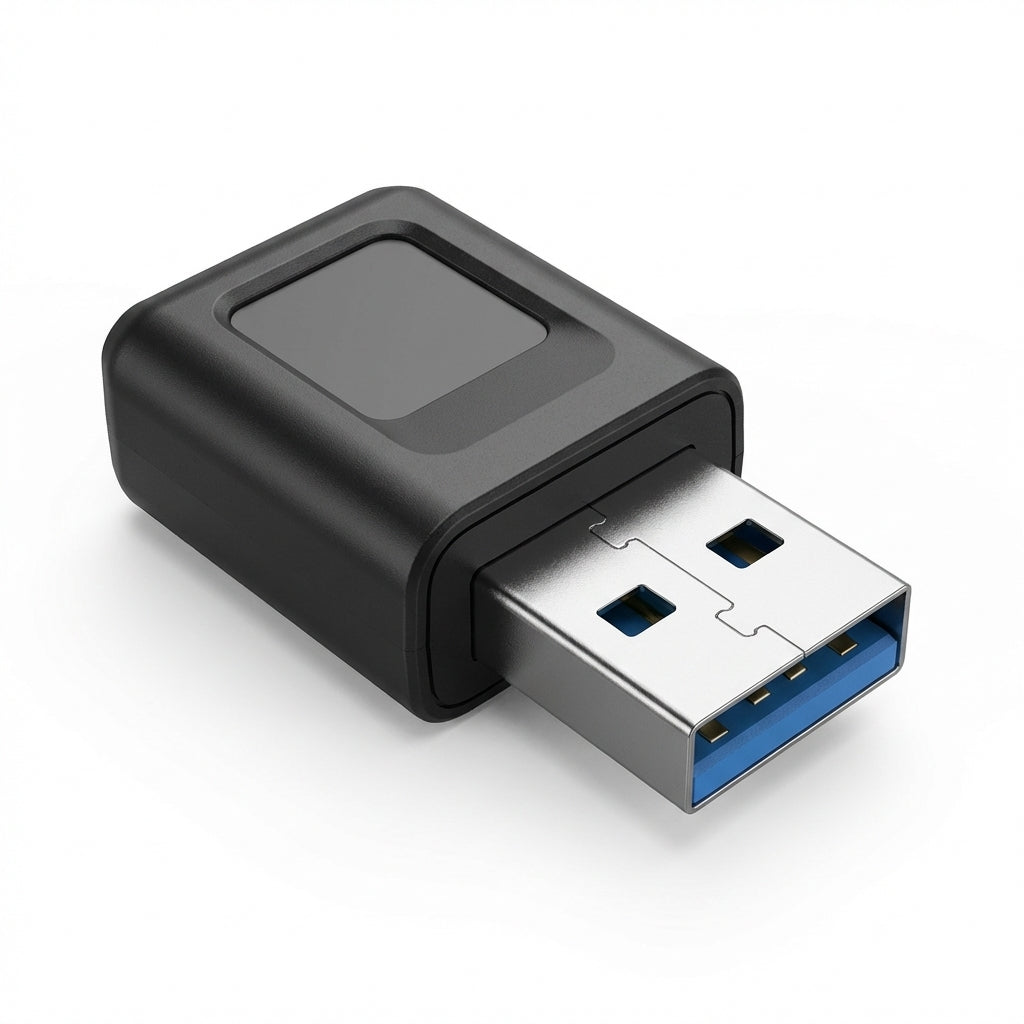 USB Fingerprint Key Reader for Windows Hello (Windows 10/11) — Biometric USB Security Key