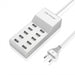 10‑Port 50W USB Charging Station – Multi‑Device Fast Charger with LCD (EU/UK/US plugs)