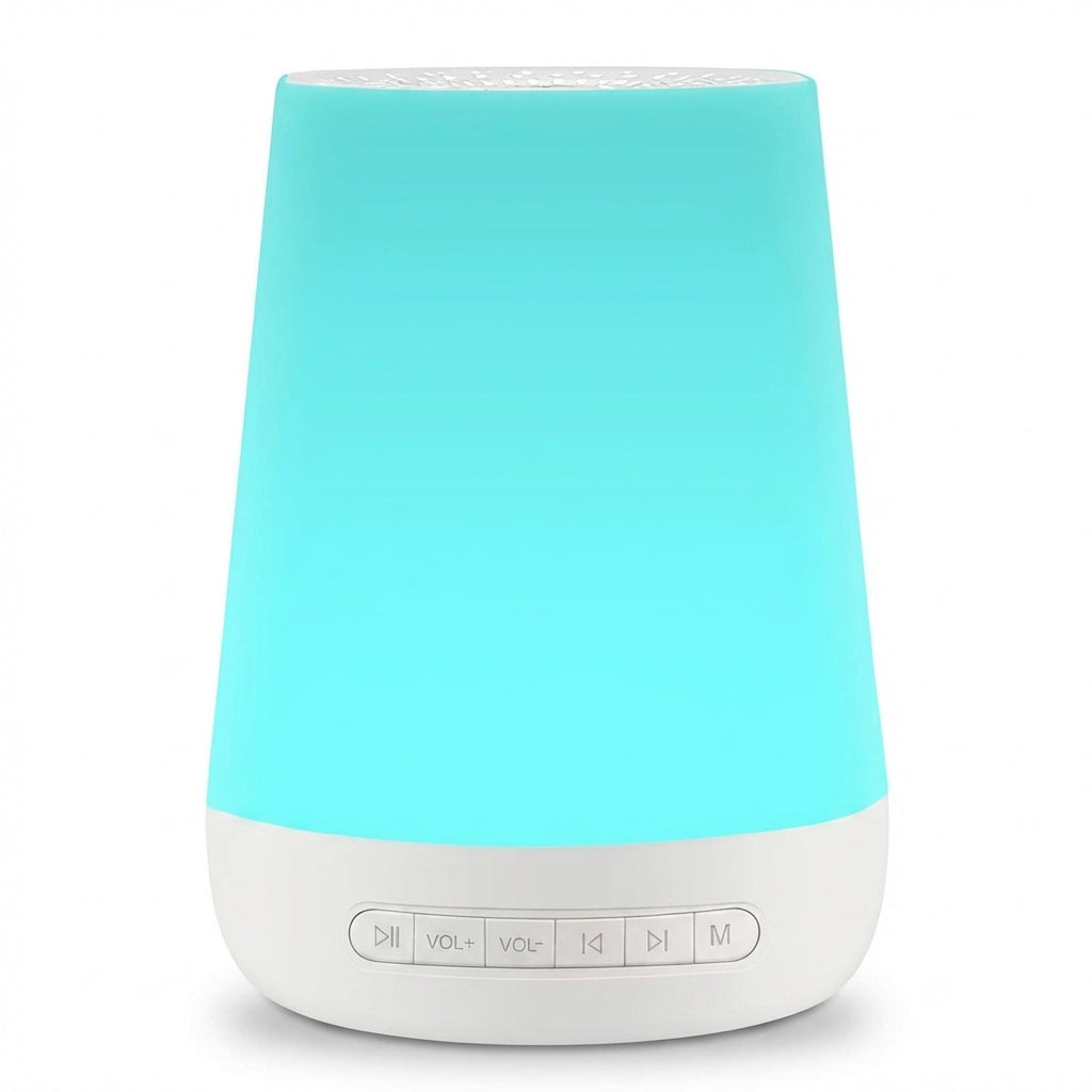 MBZ085 White Noise Machine for Babies — 28 Soothing Sounds, Colour Night Light, Rechargeable