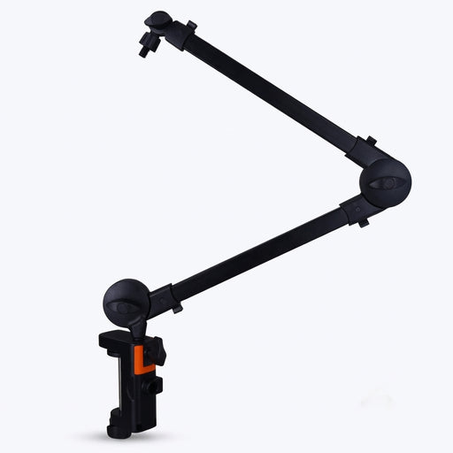 360° Rotating Microphone Boom Arm — Adjustable Aluminium Desk Stand for Streaming