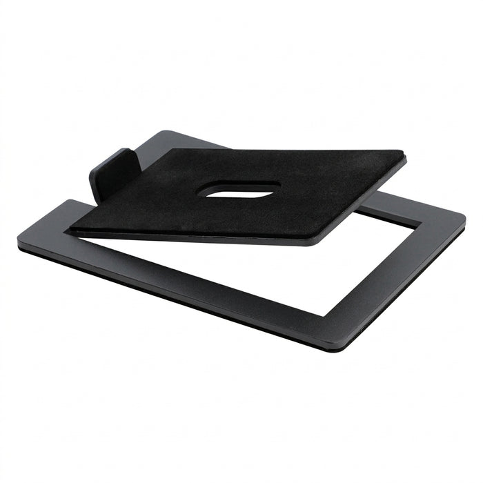 Desktop Speaker Stands — Carbon Steel 2‑Pack for Improved Stereo Sound & Shock Absorption