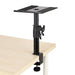 Studio‑grade Clamp‑Mount Speaker Stand — Height‑Adjustable Desktop Platform for Monitors