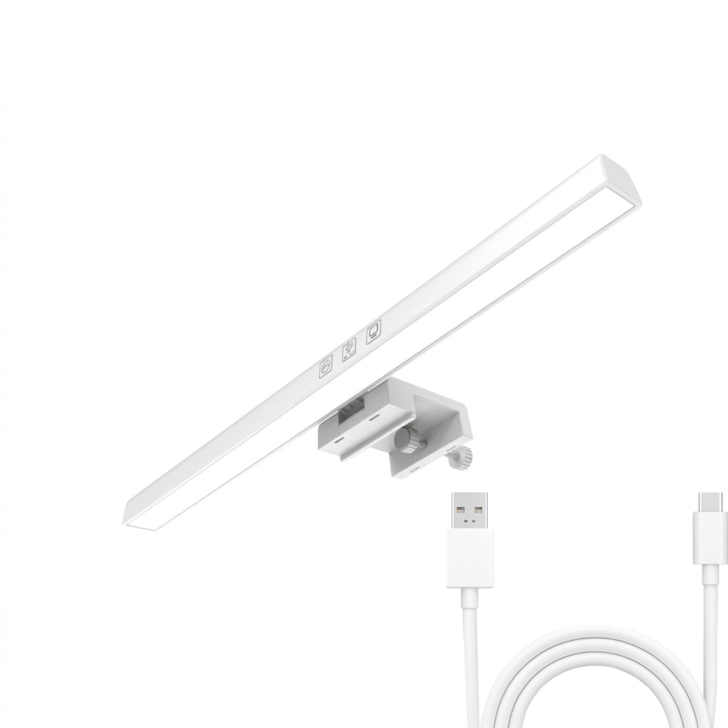 LED Monitor Light Bar — Dimmable 3‑Colour Reading Lamp