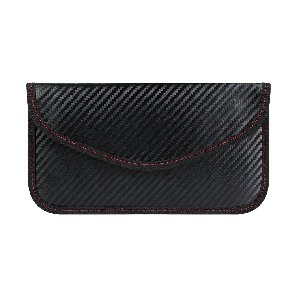 Signal-Blocking Faraday Key Pouch – Car Key & Phone Protector