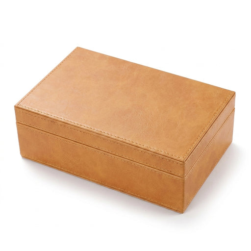 PU Leather Faraday Box for Car Keys – RFID Signal‑Blocking Key Fob Protector