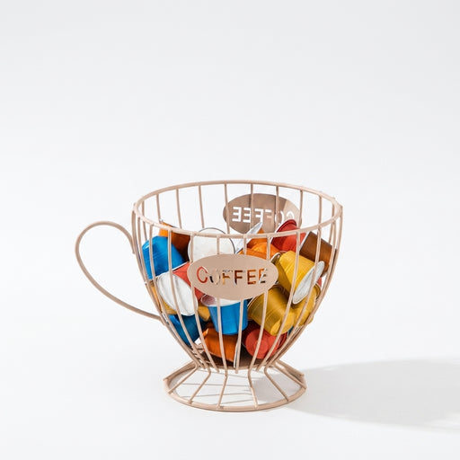 Metal Shelf for Coffee Capsules, Snacks and Sweets — Countertop Storage