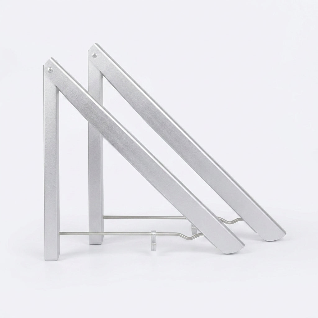 Folding Pull-Out Wall Hanger — Wall-Mounted Aluminium Clothes Airer