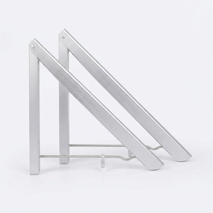 Folding Pull-Out Wall Hanger — Wall-Mounted Aluminium Clothes Airer