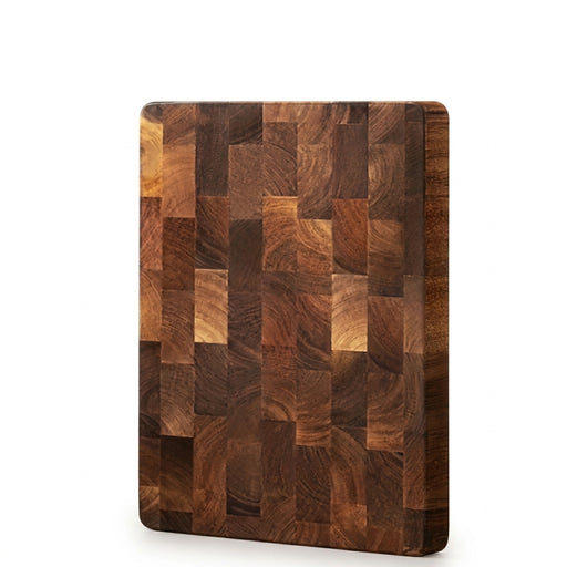 Thick Acacia Double‑Sided Checkerboard Cutting Board – Non‑slip Solid Wood