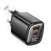 GaN USB‑C Fast Charger 33W / 40W / 67W (PD & QC) — Digital Display on 33W & 67W, EU & KR Plug