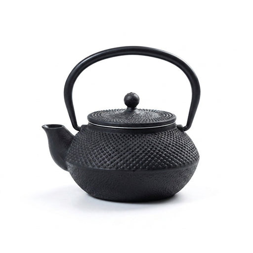Cast Iron Teapot 900ml — Sakura Pattern with Tea Strainer