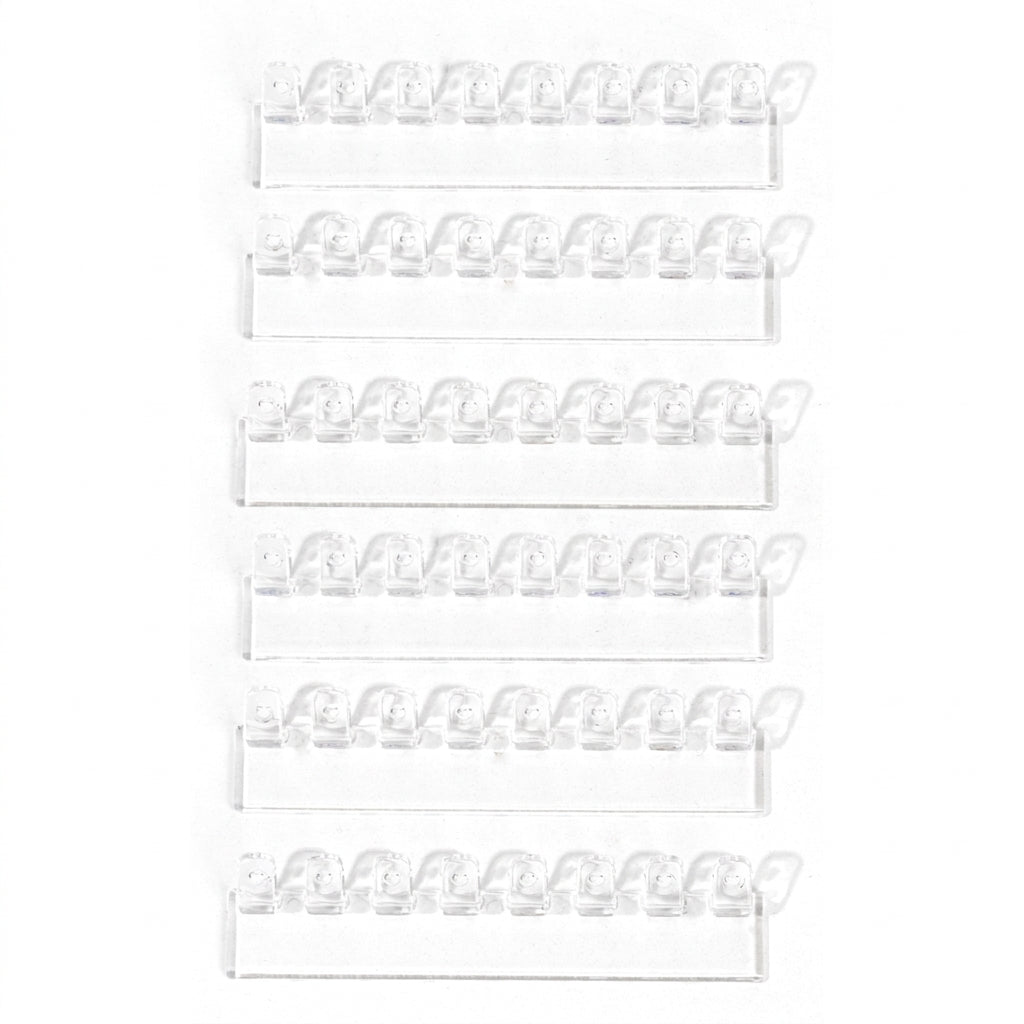 Necklace Storage Rack — 3/6/12/18pcs Wall-Mounted Anti-Tangle Jewellery Display with 8 Hooks