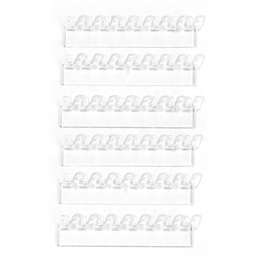 Necklace Storage Rack — 3/6/12/18pcs Wall-Mounted Anti-Tangle Jewellery Display with 8 Hooks