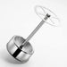 Stainless Steel 6-Slot Wall-Mounted Toothbrush & Makeup Brush Holder