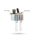 Wall-mounted self-adhesive toothbrush holder – 2- or 4-person sets