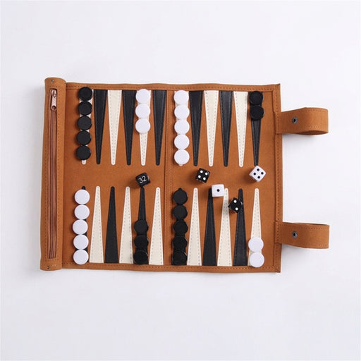 Portable Backgammon Set — Travel Board for Adults & Children