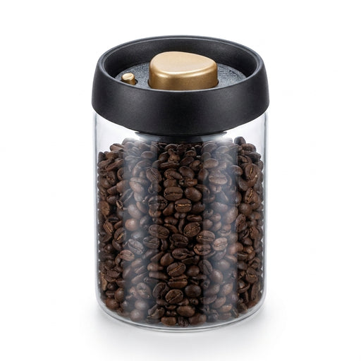 Vacuum-Sealed Glass Food Storage Jar for Coffee & Tea