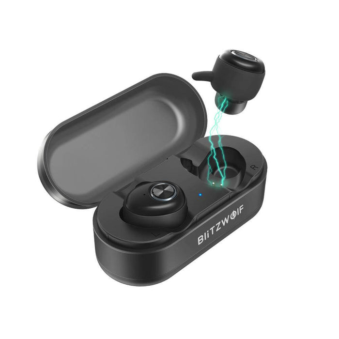 Blitzwolf® F Series True Wireless Earbuds (Bluetooth 5.0 + Charging Case)