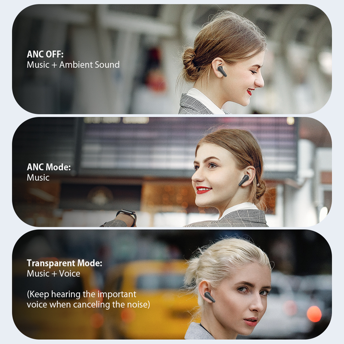 [Dual ANC] Blitzwolf® BW-FYE11 TWS Bluetooth V5.0 Earphone Active Noise Reduction AAC Hifi Stereo HD Calls Touch Control Sports Headphone with 4 Mic
