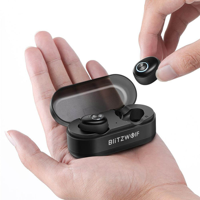 Blitzwolf® F Series True Wireless Earbuds (Bluetooth 5.0 + Charging Case)