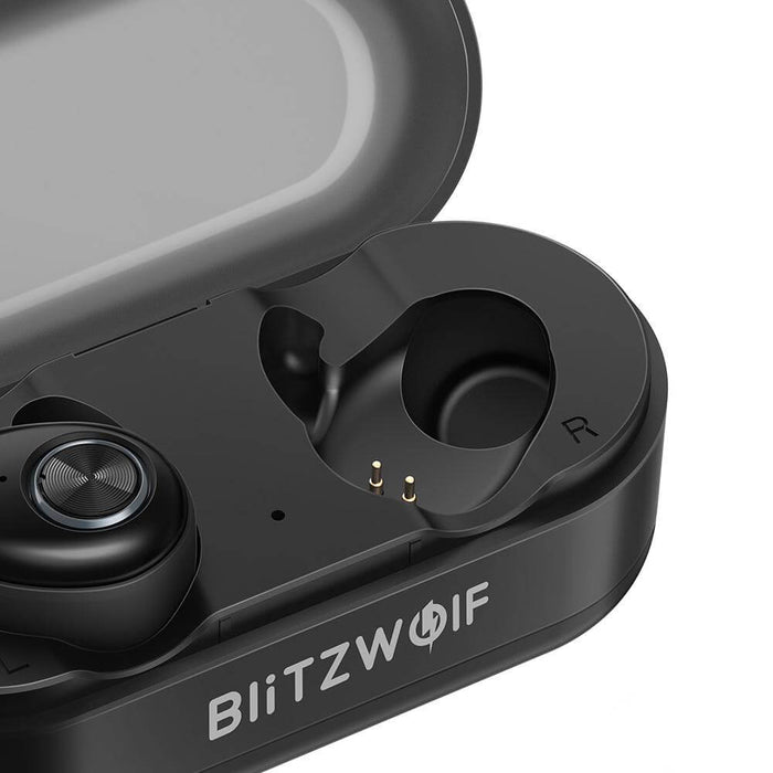 Blitzwolf® F Series True Wireless Earbuds (Bluetooth 5.0 + Charging Case)