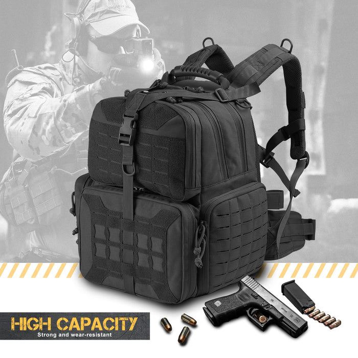 Secure Tactical Backpack - Optimized for all Tactial Carrying and Transport Needs