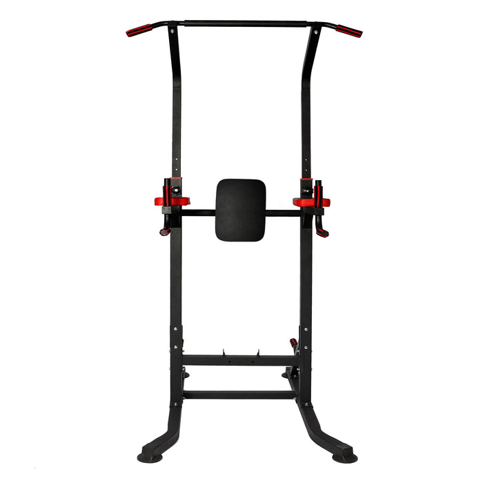 Ultimate Power Tower: Your Multi-Functional Workout Companion – Pull Up Bar, Dip Station, Push Up Stand – Fully Adjustable Height and Built for Heavy Duty Strength Training