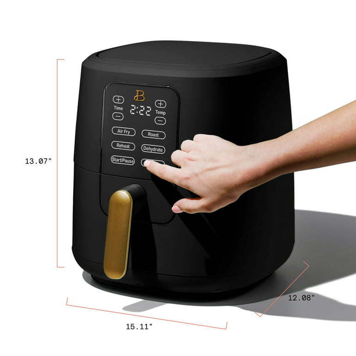 6-Quart Air Fryer: Advanced Digital Touchscreen for Efficient Everyday Cooking