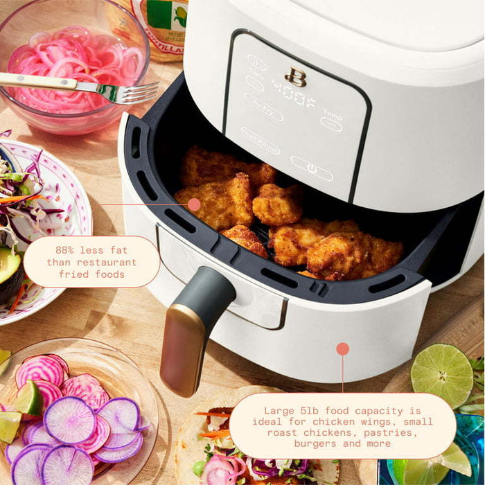 6-Quart Air Fryer: Advanced Digital Touchscreen for Efficient Everyday Cooking