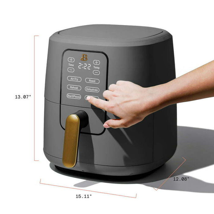 6-Quart Air Fryer: Advanced Digital Touchscreen for Efficient Everyday Cooking