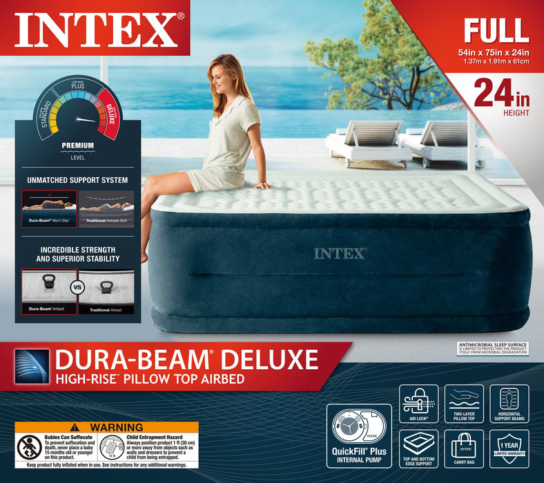 24" Dream Lux Airbed Mattress with Internal Pump